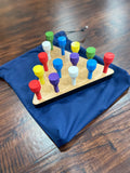 Peg Triangle Solitaire, Trickey Triangle
